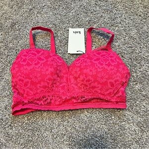 Knix Pink Lace Bralette